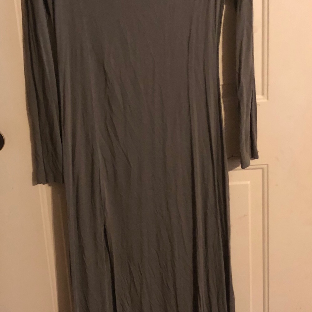 Off Green Dress